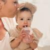 Moonkie Baby Training Cup Silicone Straw Cup | BPA-Free Drop-Proof Sippy Cups for Infants Toddlers and Kids 6 Months+ | 5 oz, 1pack, DX-BTC-01 view 2