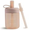 Moonkie Baby Training Cup Silicone Straw Cup | BPA-Free Drop-Proof Sippy Cups for Infants Toddlers and Kids 6 Months+ | 5 oz, 1pack, DX-BTC-01 view 1
