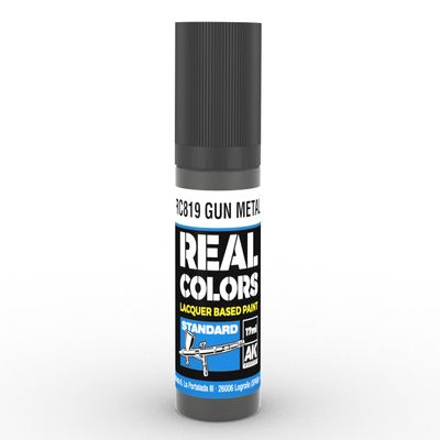 AK Interactive AK Real Colors RC819 Gun Metal (17ml) (Old RC015)