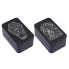 FGDTREE Tarots Cards Astrologys Trinkets Iron Tarots Cards Storage Case Container for Fortune Telling Witches Astrologys Trinkets Playings Cards Storage Case view 2