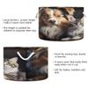 UMIRIKO Dog Cat Animal Toy Storage Bin for Kids Dog Toy Storage Basket Round Canvas Organizer Basket Toy Hamper Laundry Hamper S0402700 view 3