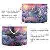 UMIRIKO Unicorn Rainbow Toy Storage Bin for Kids Dog Toy Storage Basket Round Canvas Organizer Basket Toy Hamper Laundry Hamper S0401389 view 3