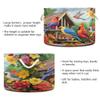 UMIRIKO Bird Garden Flowers Toy Storage Bin for Kids Dog Toy Storage Basket Round Canvas Organizer Basket Toy Hamper Laundry Hamper S0402763 view 3