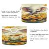 UMIRIKO Elephant Sunflower Animal Toy Storage Bin for Kids Dog Toy Storage Basket Round Canvas Organizer Basket Toy Hamper Laundry Hamper S0404347 view 3