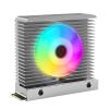 GRABLOOM 2280 M.2 Drive ARGB Heat Heat Sink Radiator M.2 SSD Gaskets with Thermal Silicone Pad M.2 2280 Heatsink view 1