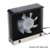 GRABLOOM 2280 M.2 Drive ARGB Heat Heat Sink Radiator M.2 SSD Gaskets with Thermal Silicone Pad M.2 2280 Heatsink view 4