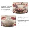 UMIRIKO Pig Flowers Animal Toy Storage Bin for Kids Dog Toy Storage Basket Round Canvas Organizer Basket Toy Hamper Laundry Hamper S0404524 view 3