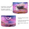 UMIRIKO Dog Puppy Pug Starry Sky Donuts Toy Storage Bin for Kids Dog Toy Storage Basket Round Canvas Organizer Basket Toy Hamper Laundry Hamper S0403437 view 3