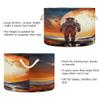 UMIRIKO Space Galaxy Astronaut Earth Toy Storage Bin for Kids Dog Toy Storage Basket Round Canvas Organizer Basket Toy Hamper Laundry Hamper S0400889 view 3