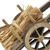 Yiju 1:12 Scale Miniature Firewood Cart Model Diorama Layout Ornament Miniature Outdoor Scenes Craft Collection Dollhouse Decor view 3