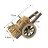 Yiju 1:12 Scale Miniature Firewood Cart Model Diorama Layout Ornament Miniature Outdoor Scenes Craft Collection Dollhouse Decor view 4