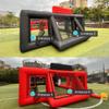 Portable Inflatable Sports Court Inflatable Soccer & Basketball & Volleyball Field 3-in-1 Multiple Sport Game with Blower for Birthday/School Playground/Family/Team Games view 3