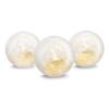 Coconut Outdoor Jumbo Glitter Beach Ball 3 Pack - 3 Large Inflatable Gold Glitter Beach Balls - Great for Summer Parties & Swim Events view 1