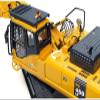 PC450LC Excavator Short Boom with Bucket Yellow 1/50 Diecast Model by Universal Hobbies UH8004 view 3