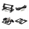 YaKaBui LCG Chassis Kit V2 Carbon Fiber Frame Rail with Gearbox for 1/10 RC Crawler SCX10 Capra TRX4 - Lower Center of Gravity DIY Parts (Color : 4 in 1 Braces B) view 1