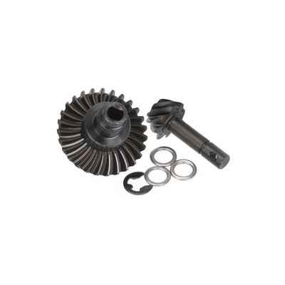 1/10 RC Rock Crawler Axial SCX10 II Axle Spare Parts: AR44 Locker Bevel Gears Overdrive Set 8T/24T/27T/30T/33T for Fimonda Portal Parts (Color : 27T 8T Reverse)
