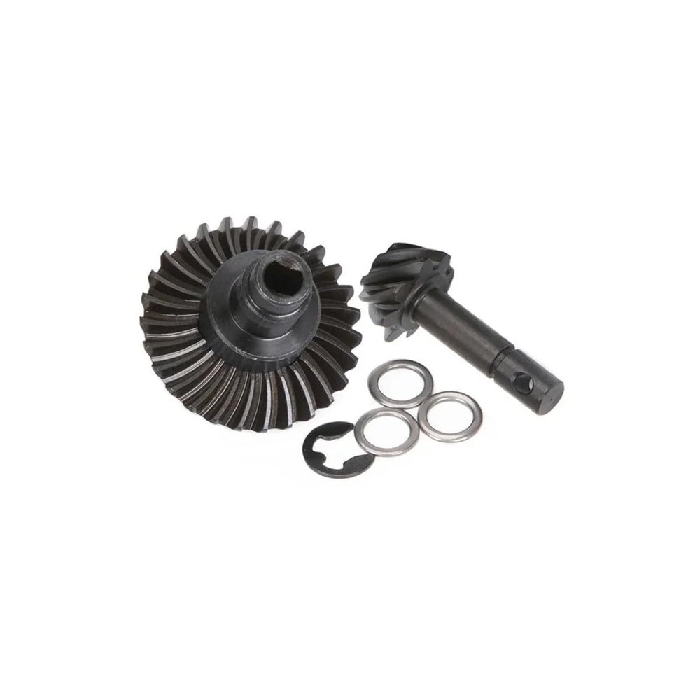 1/10 RC Rock Crawler Axial SCX10 II Axle Spare Parts: AR44 Locker Bevel Gears Overdrive Set 8T/24T/27T/30T/33T for Fimonda Portal Parts (Color : 27T 8T Reverse)