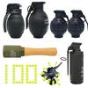 6pcs Toy-Hand Grenade for CS Battle Game, with 100 Foam Ammo Tactical CS-Grenade Toy, 4pcs Pull Ring Grenade Toys & 2 pcs Hand Grenades for Age 14 Years Old and up view 1