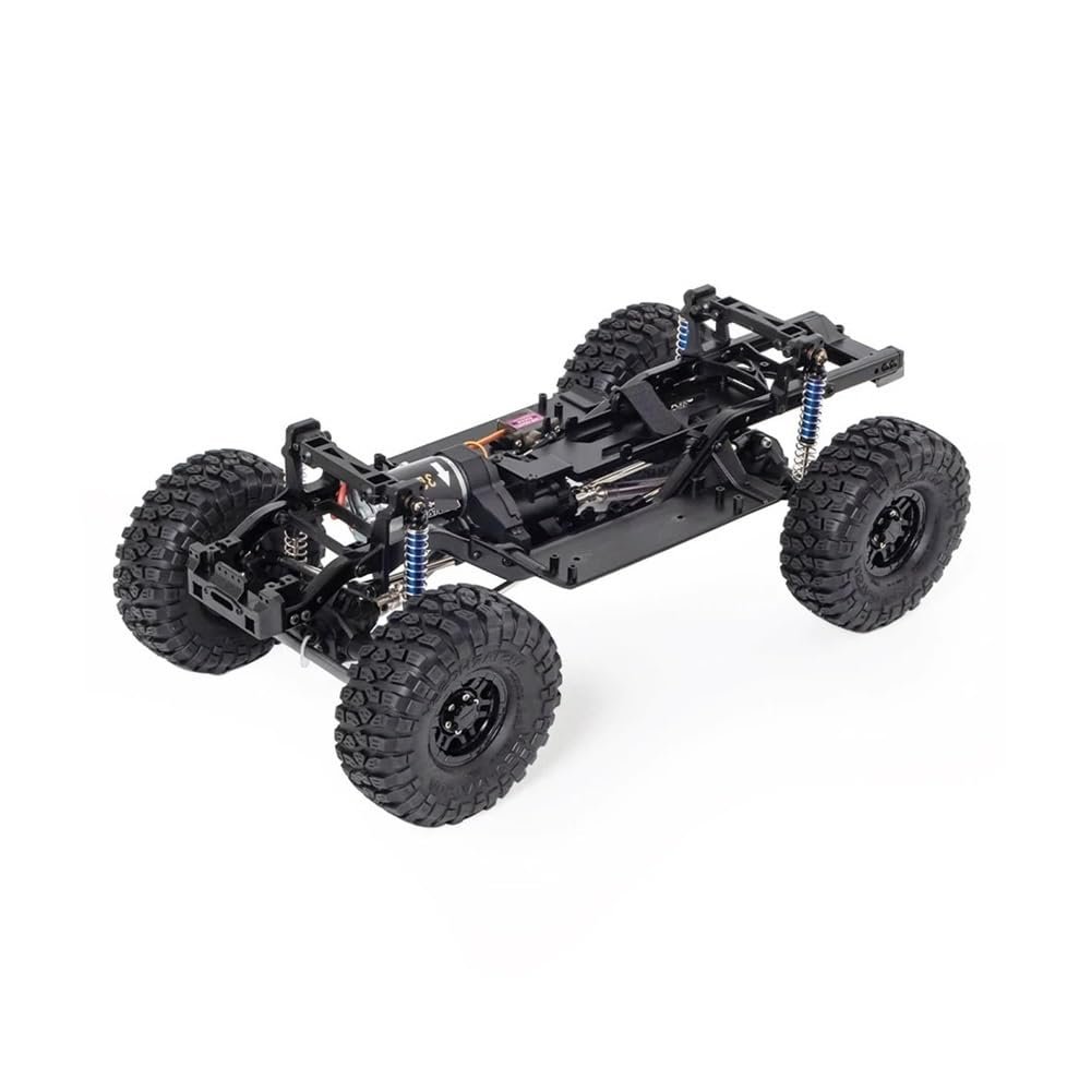 YaKaBui Upgrade for TRX4 D90: 313mm Wheelbase Chassis Frame Set with 35T 550 Motor and 2-Speed Transmission for 1/10 RC Rock Crawler Car Parts (Color : Chassis with Wheels)