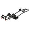 YaKaBui LCG Chassis Kit V2 Carbon Fiber Frame Rail with Gearbox for 1/10 RC Crawler SCX10 Capra TRX4 - Lower Center of Gravity DIY Parts (Color : Chassis Kit V2) view 1