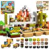 Annexfun Magnetic Blocks-100PCS Magnetic Building Blocks, Magnetic Blocks Road with Car STEM Toddler Kids Toys, Construction Toys for Kids Ages 3+, Christmas Birthday Gifts for Boys & Girls view 1