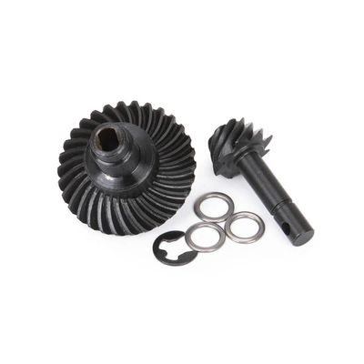 1/10 RC Rock Crawler Axial SCX10 II Axle Spare Parts: AR44 Locker Bevel Gears Overdrive Set 8T/24T/27T/30T/33T for Fimonda Portal Parts (Color : 30T 8T)
