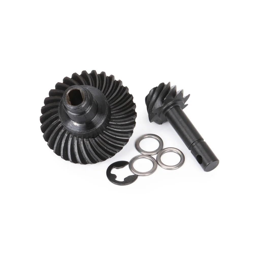 1/10 RC Rock Crawler Axial SCX10 II Axle Spare Parts: AR44 Locker Bevel Gears Overdrive Set 8T/24T/27T/30T/33T for Fimonda Portal Parts (Color : 30T 8T)