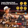 Woumserta Volcano Dig Kit - 10 Rocks Excavation Kit, Gemstone Rocks for Kids, Fossil Volcano Toys Dig Kits for Rocks Collection, Volcano Toys for Boys Girls 6 and up Year Old Birthday Gifts view 2