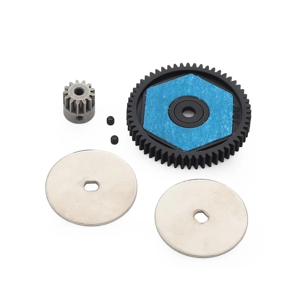 YaKaBui Upgrade for Axial SCX10 II 90046 90047: Complete 1/10 RC Crawler Car Gearbox Transmission Gears Set with Slipper Pad Pinion Parts (Color : Spur and Pinion Gear), YaKaBui1993