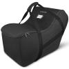 YOREPEK Infant Car Seat Travel Bag Compatible with Nuna Pipa Car Seat and Base, Fits for Doona Car Seat without Base, Padded Carseat Cover for Airplane Travel, Car Seat Bags for Air Travel, All Black view 1