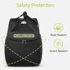 YOREPEK Infant Car Seat Travel Bag Compatible with Nuna Pipa Car Seat and Base, Fits for Doona Car Seat without Base, Padded Carseat Cover for Airplane Travel, Car Seat Bags for Air Travel, All Black view 3