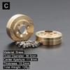Accessories Brass Internal Weights Brake Disc Counterweight for 1.9 2.2 Inch Vanquish Products Wheels SCX10 Capra TRX4 TRX6 TF2 Redcat Gen7 (Color : C) view 2