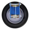 VIRTIONZ Gate Wheel for Round Tube Gates 1-5/8"" to 2"" in Diameter, Blue, Open and Close Gates with Ease, Prevents Sagging and Swinging, Part Number S16100600, Black view 4