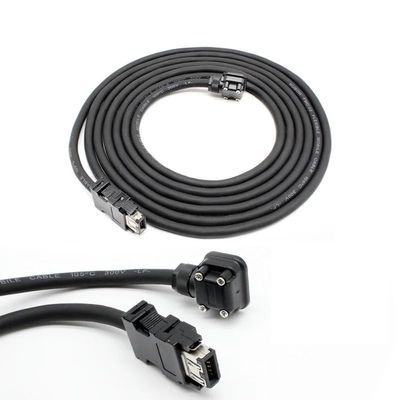 ZGYDNM MR-J3ENCBL5M-A1-L/A2-L Low-Power Servo Motor Encoder Cable for MR-J3 J4 JE MR-J3ENCBL-A1-L/H (Size : 8M, Color : A1-H Flexible line)