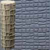 Cobblestone Texture Roller, 4 Inches Tall, Clay texture roller Seamless Design art craft diorama STL Loot Factory (4-6) view 2
