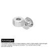 MECCANIXITY Aluminum12mm RC Wheel Nut Wheel Hex Drive with Pins Hubs Replacement Dustproof for RC Model Car 4 Pack (Silver) view 4