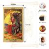 EGCUQ 78 Tarot Cards with Guide Book,Rider Waite Tarot Deck,Gold Foil Tarot Cards Deck for Beginners Waterproof and Durable view 4