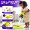 PUPU PIG Toddler Toys Cleaning Set, Kids Cleaning Toy Set, Pretend Play Home Cleaning Playset - Incl.Electric Toy Vacuum, Broom and Dustpan Set, Mop,Duster and More,Cleaning Tools Toys for Boys Girls view 2