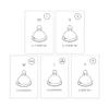 UBMOM Anti-Colic Replacement Nipple Set, 2 Counts, M Level (3~6M), for UBMOM Bottles and Sippy Cups view 3