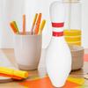 15 Inch Bowling Pin Piggy Bank for Kids, Large White Plastic Money Saving Jar, Unbreakable Coin Holder for Sports Theme Room Decor & Birthday Souvenir view 2