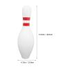 15 Inch Bowling Pin Piggy Bank for Kids, Large White Plastic Money Saving Jar, Unbreakable Coin Holder for Sports Theme Room Decor & Birthday Souvenir view 3