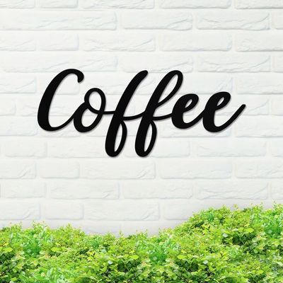 Metal Coffee Sign, Coffee Lover Sign, Metal Kitchen Sign, Home Decor Sign, Metal Kitchen Decor Sign, Housewarming Gift Idea, Couple Gift