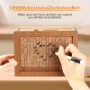 10000 Savings Challenge Box, Money Saver Box 10k Smash, Wooden Digital Save Piggy Bank for Adults Kids, Cash Vault Wooden Savings 10,000 Dollar, Caja De Ahorros, Cashbox Kakeibo view 3
