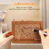 10000 Savings Challenge Box, Money Saver Box 10k Smash, Wooden Digital Save Piggy Bank for Adults Kids, Cash Vault Wooden Savings 10,000 Dollar, Caja De Ahorros, Cashbox Kakeibo view 4