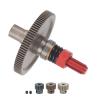 91T Slipper Gear Set Differential Upgrade Parts Metal Gear Assembly for Arrma Senton 1/10 RC Cars (Red) view 1