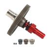91T Slipper Gear Set Differential Upgrade Parts Metal Gear Assembly for Arrma Senton 1/10 RC Cars (Red) view 4