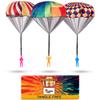 nutty toys Parachute Toys for Kids - Tangle Free Outdoor Flying Parachute Men, Top Indoor & Outside, 3 4 5 6 7 8 9 10 11 12 Year Old, Best Valentines Day Idea 2026, Unique Boy & Girl Easter Gifts view 1