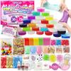75 PCS Ultimate Slime Kit for Kids, Jumbo Slime Making Set for Girls 6- 12, 36 Colors Premade Slime ,39 Add-ins to DIY, Butter, Glow in Dark ,Birthday Gifts & Party Favors for Girls & Boys Ages 10-12 view 2