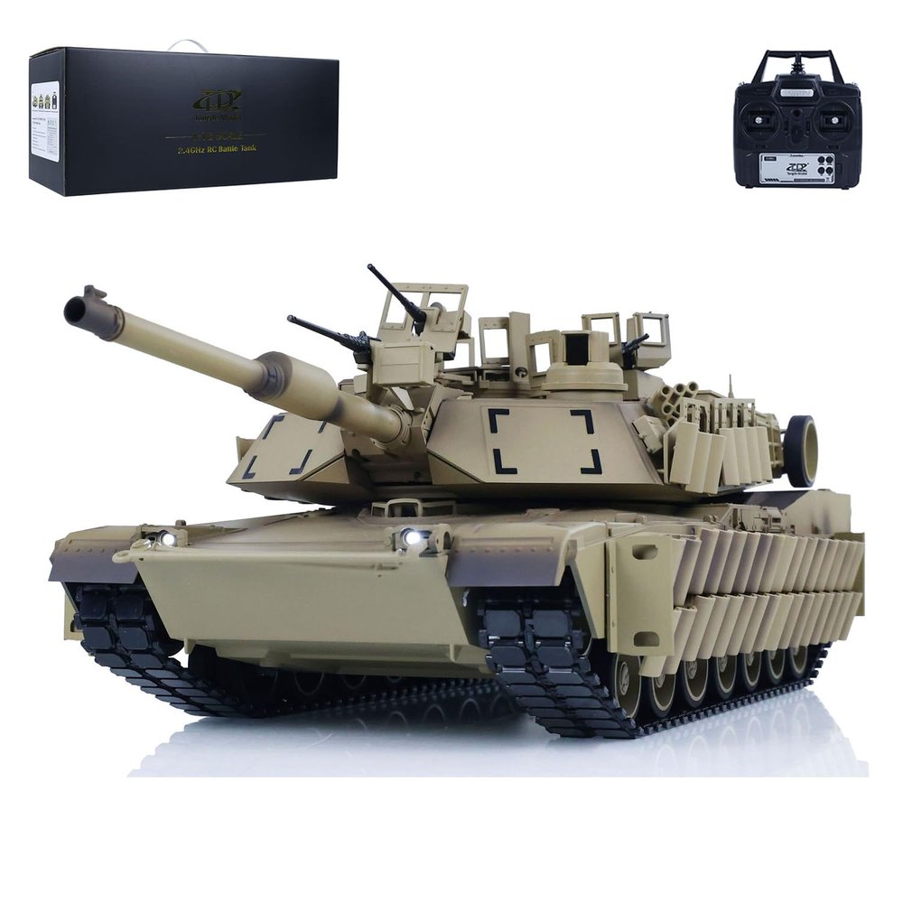 TOUCAN RC HOBBY US in Stock Tongde 1/16 Abrams M1A2 RC Infrared & BB Battle Tank SEP TUSK II 320 Model