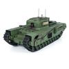 TOUCAN RC HOBBY 1/16 Tongde RC Tank Churchill Mk.VII Electric Infrared Battle Toys Barrel Recoil,US in Stock view 3